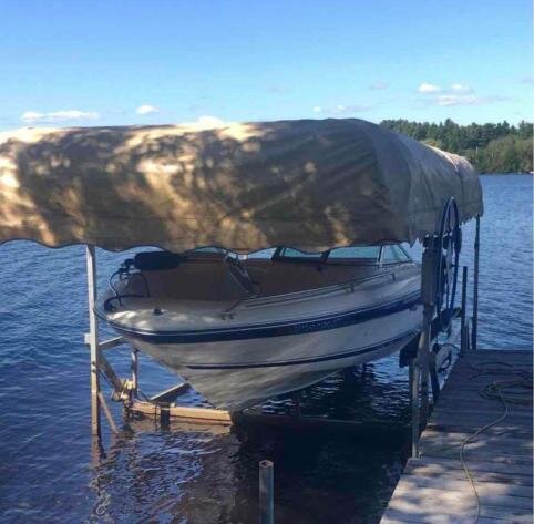 Vehicles, Sea Ray 180, JLG 400S Manlift, Power Tools