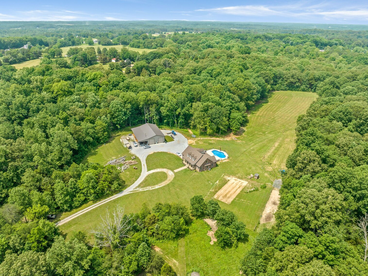 Image for Williamson County Farm - 25.4 acre Farmstead - House w/6,840 sq ft  - New Workshop Barn