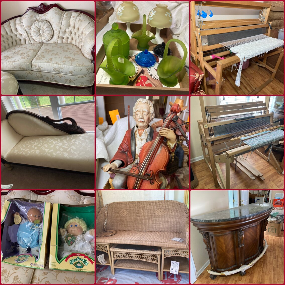 Image for Morgantown, WV – Complete Household Auction! Quality Home Furnishings & Décor, H&D Designs Weaving Loom & Supplies, Figurines, Glassware, China, and More!