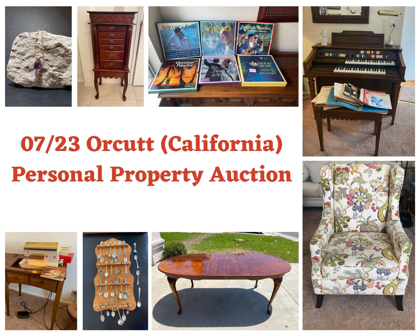 07/23 Orcutt (California) Personal Property Auction
