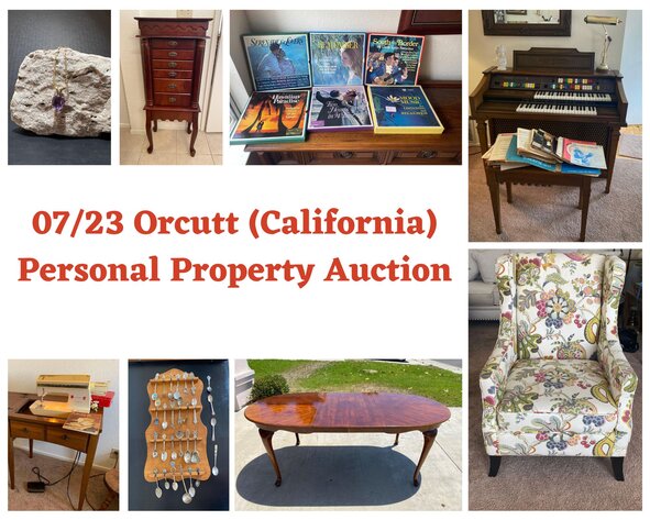 Image for 07/23 Orcutt (California) Personal Property Auction