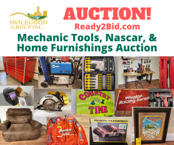 Image for Mechanic Tools, Nascar, & Home Furnishings Auction