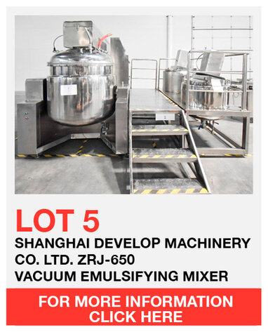 Image for Nutra Manufacturing & Packaging Equipment Auction