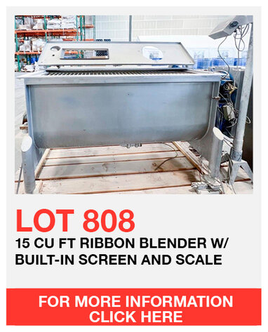 Image for Nutra Manufacturing & Packaging Equipment Auction