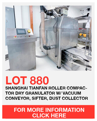 Image for Nutra Manufacturing & Packaging Equipment Auction