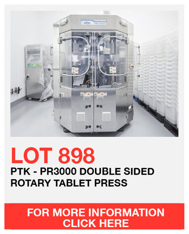 Image for Nutra Manufacturing & Packaging Equipment Auction