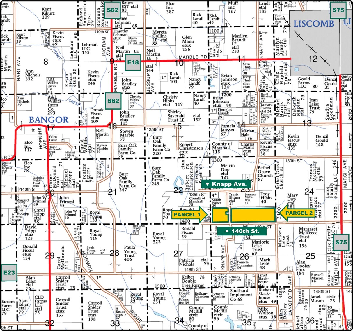 Image for Closed - Marshall Co., IA - 153.24 Ac., m/l (000-3931)