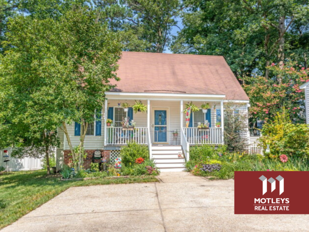 Image for SOLD! | Waterviews! | 4 BR/2 BA Cape | Outdoor Kitchen & Bar | Ashbrook Waterfront Community | 7802 Halyard Ct. | Chesterfield, VA