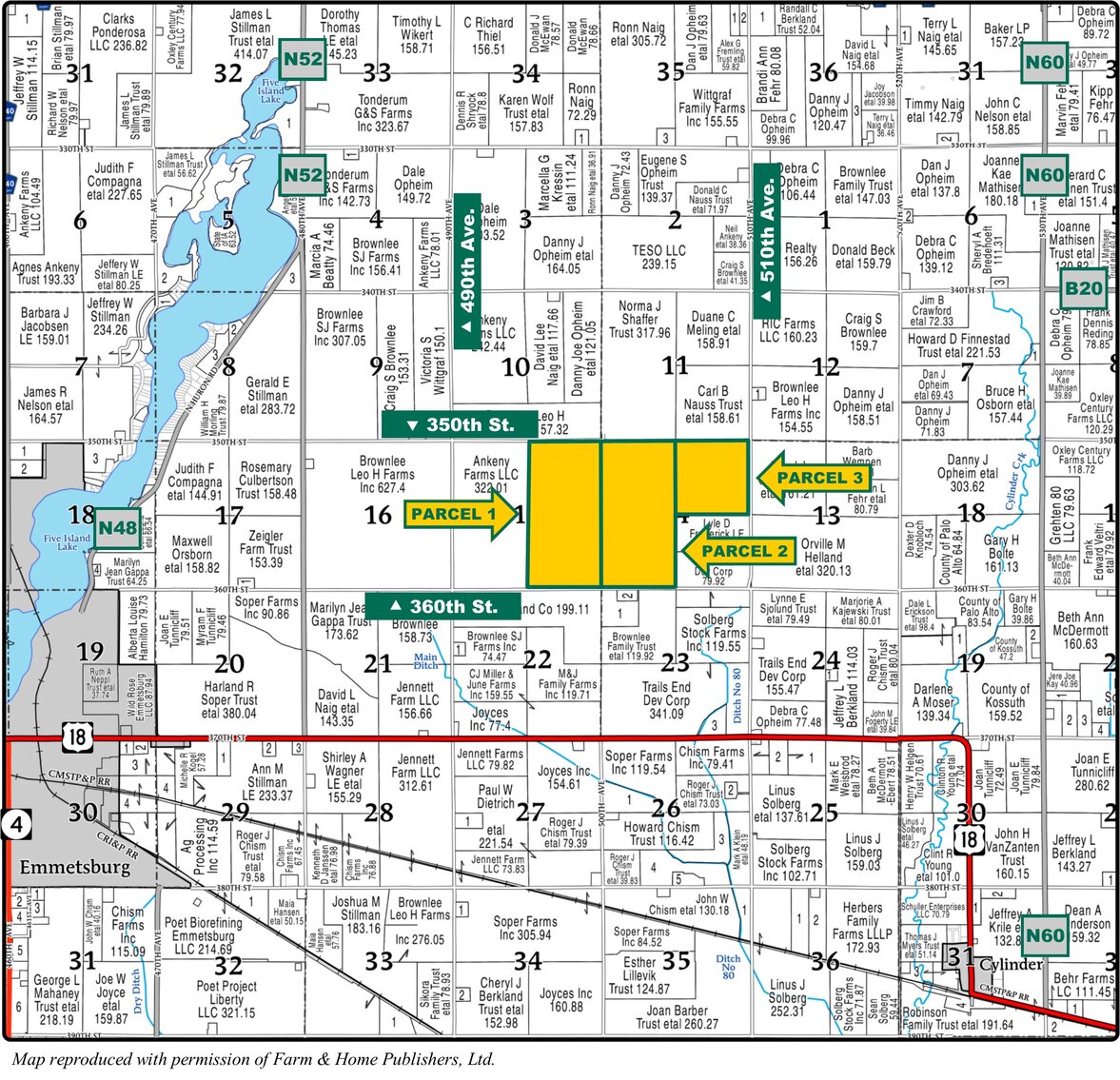 Image for Closed - Palo Alto Co., IA - 800.00 Ac., m/l (010-2658)