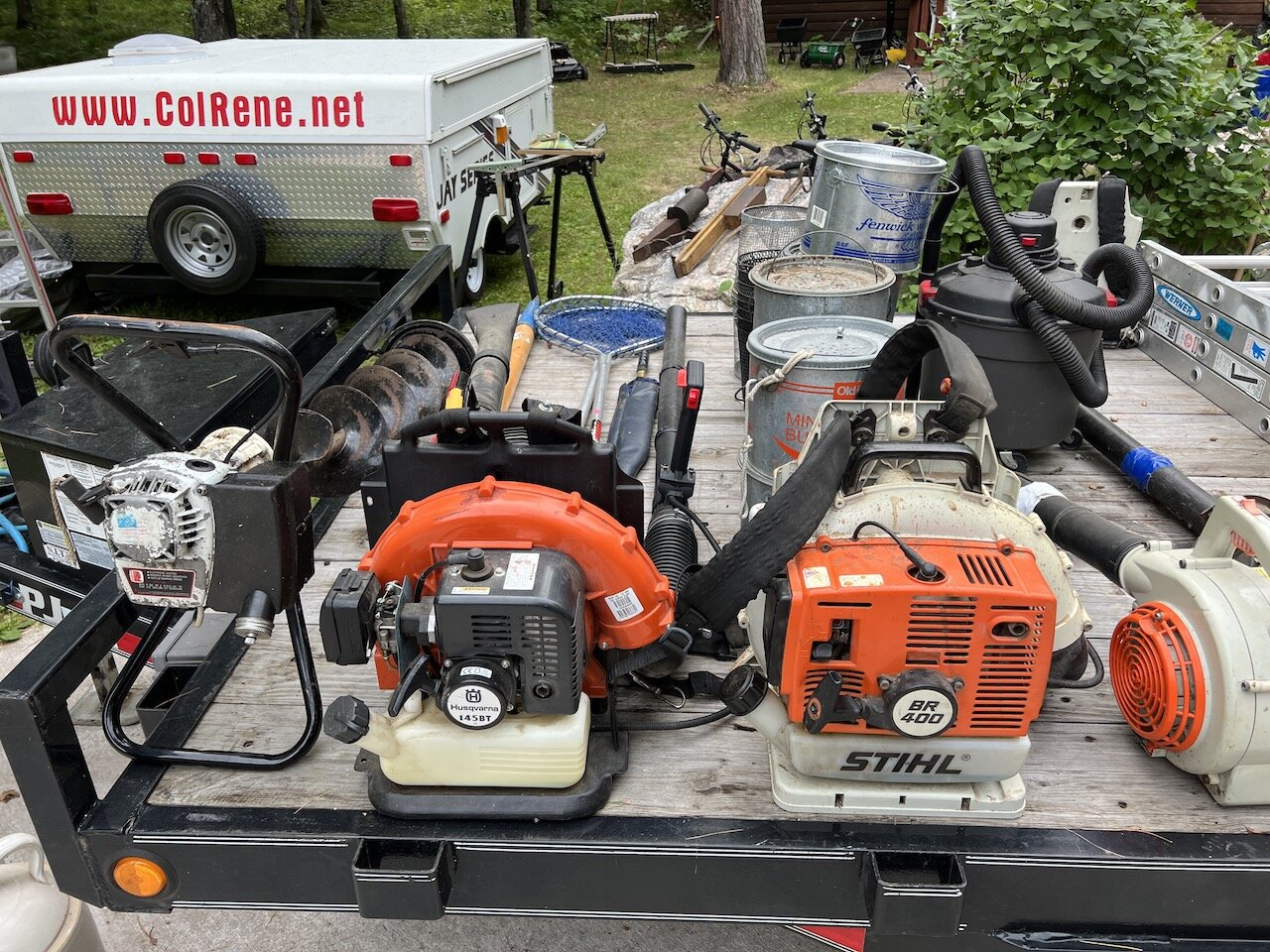 Image for Lake Tomahawk,  WI. Pontoon, 60+ firearms, ATV. Motorcycle, Tools, Moped, Sporting Goods Antiques & more!