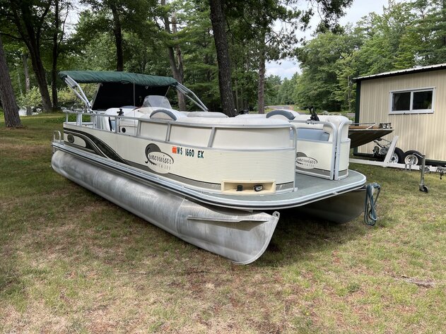 Image for Lake Tomahawk,  WI. Pontoon, 60+ firearms, ATV. Motorcycle, Tools, Moped, Sporting Goods Antiques & more!