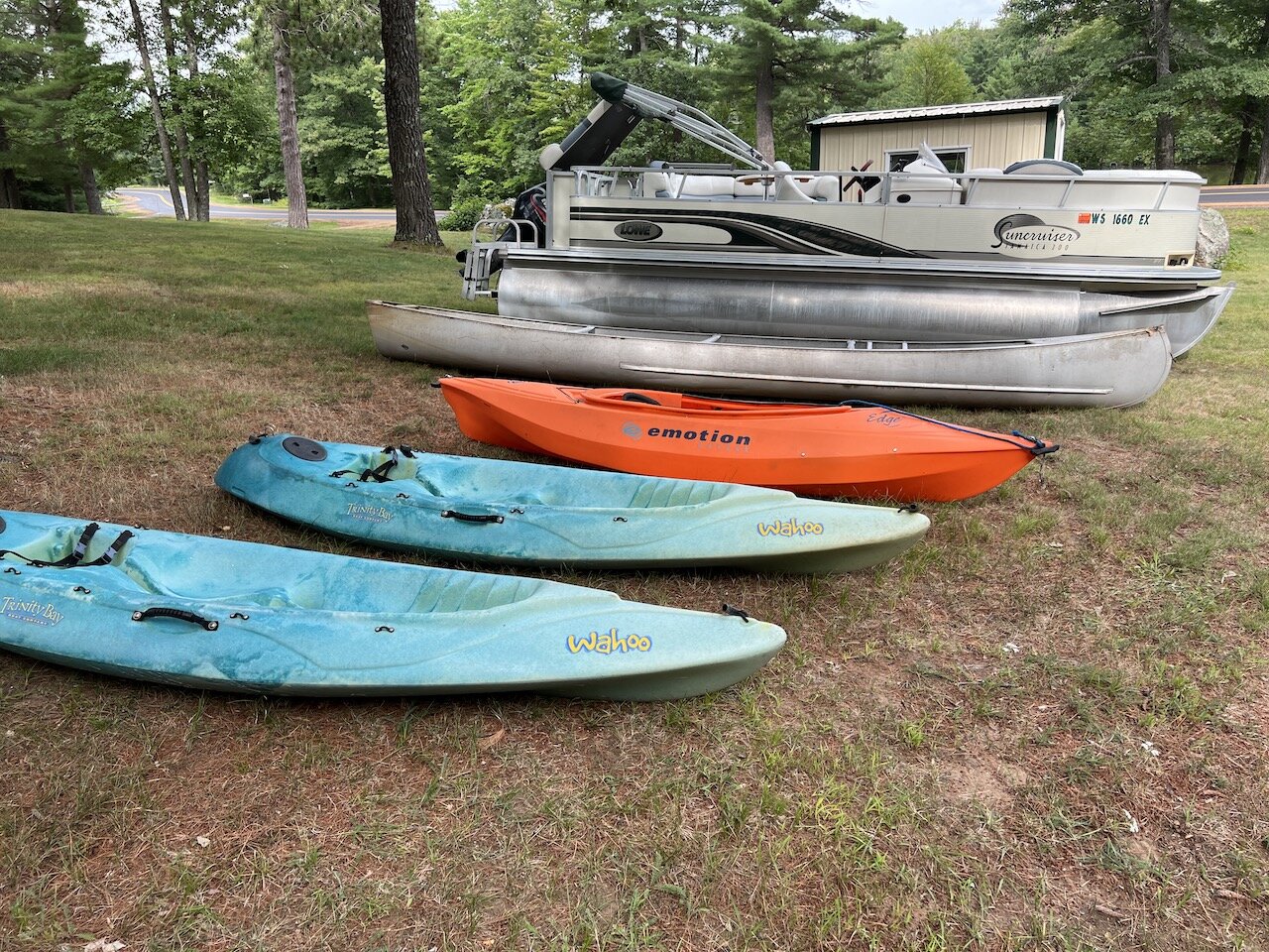 Image for Lake Tomahawk,  WI. Pontoon, 60+ firearms, ATV. Motorcycle, Tools, Moped, Sporting Goods Antiques & more!