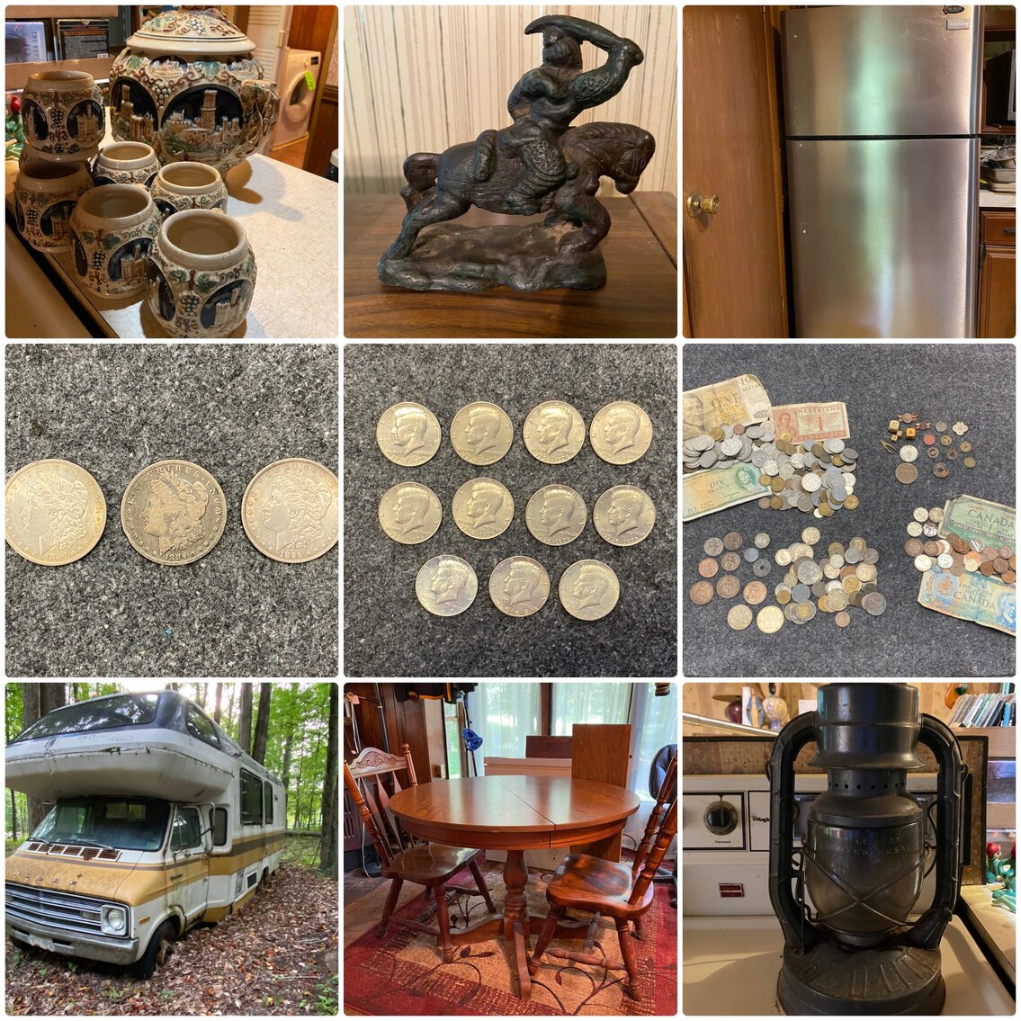 Image for Morgantown, WV – Estate Auction: Coins, JD D100 Mower, Dodge camper, Appliances, Ammo, Tools, and More!