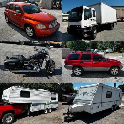 Image for Fall Vehicles, Travel Trailer Campers, Motorcycle & Industrial Timed Auction