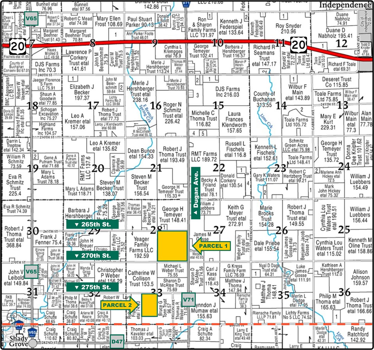 Image for Closed - Buchanan Co., IA - 210.84 Ac., m/l (050-1269)