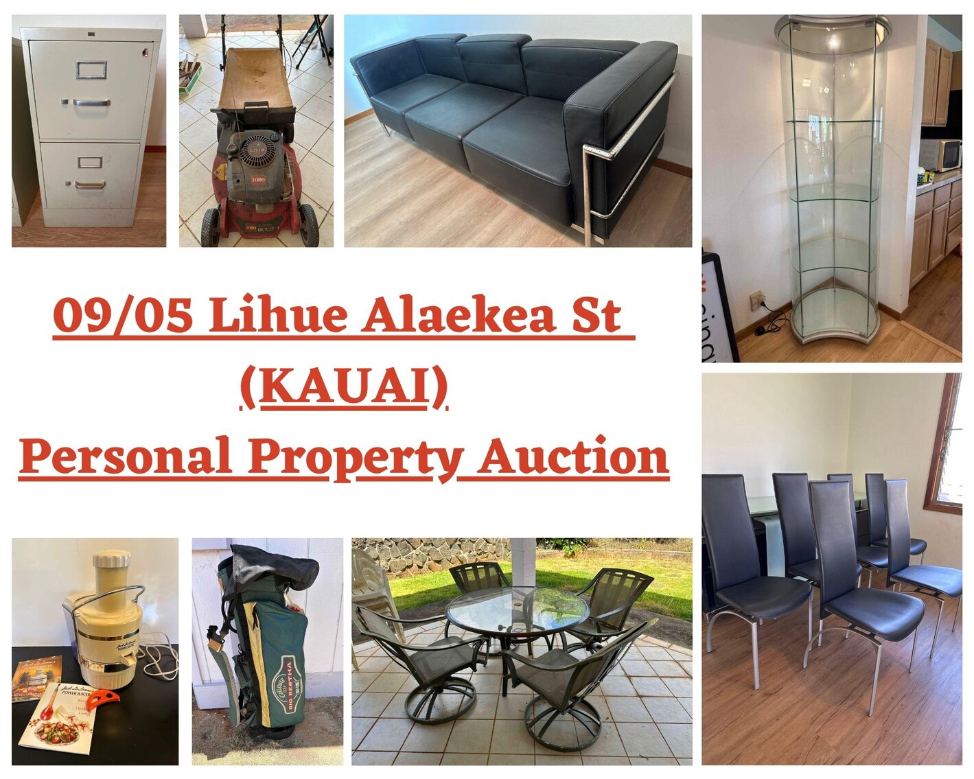 Image for 09/05 Lihue Alaekea St (KAUAI) Personal Property Auction