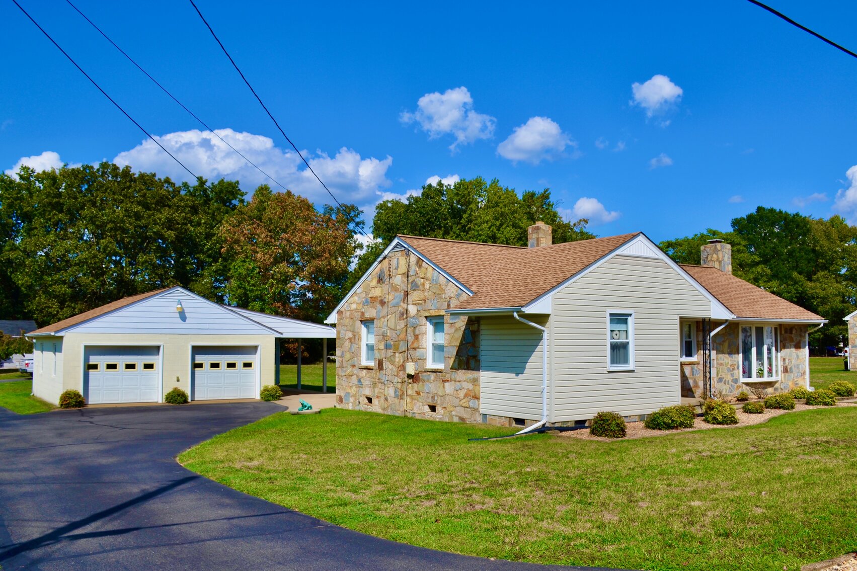 Image for 2 BR/1 BA Stone Home w/Large Detached 2 Bay Garage/Shop on .47 +/- Acres Only 1 Mile From I-95 in Stafford County, VA--SELLS to the HIGHEST BIDDER!!