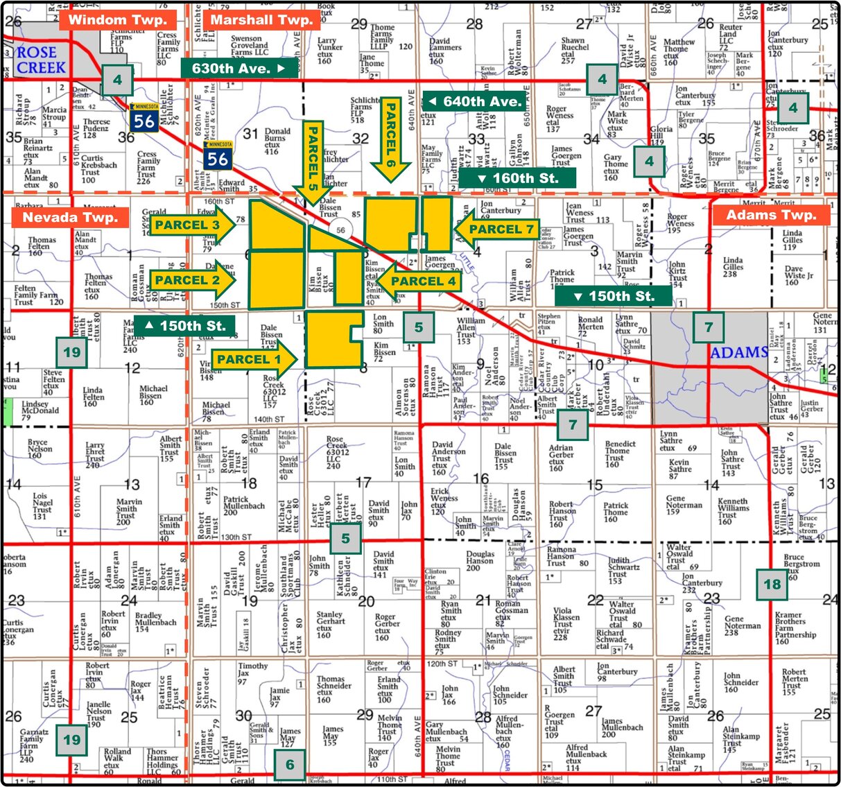 Image for Closed - Mower Co., MN - 984.41 Ac., m/l (020-0467)