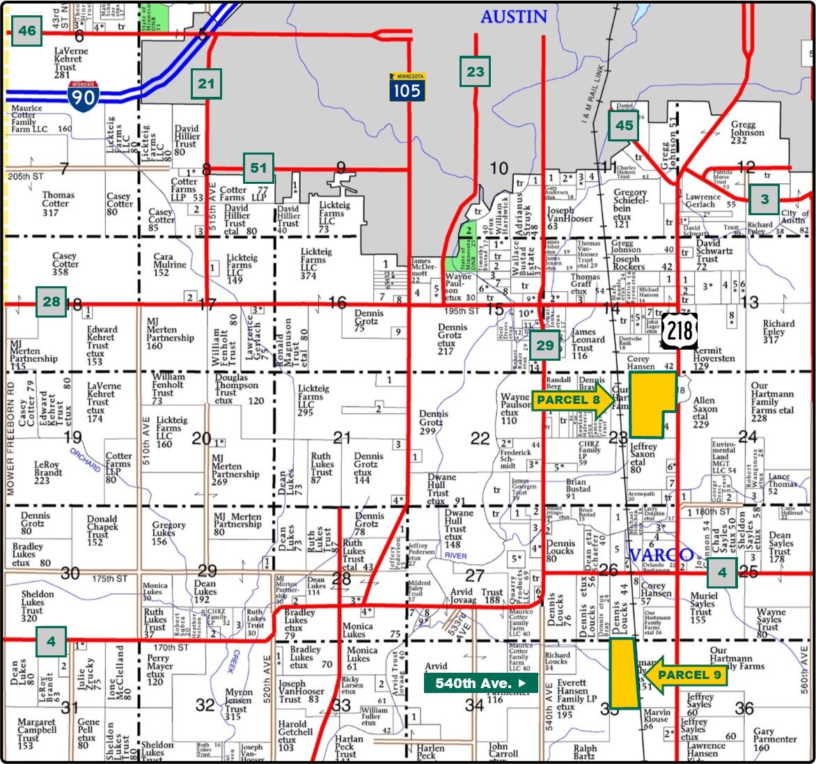 Image for Closed - Mower Co., MN - 984.41 Ac., m/l (020-0467)