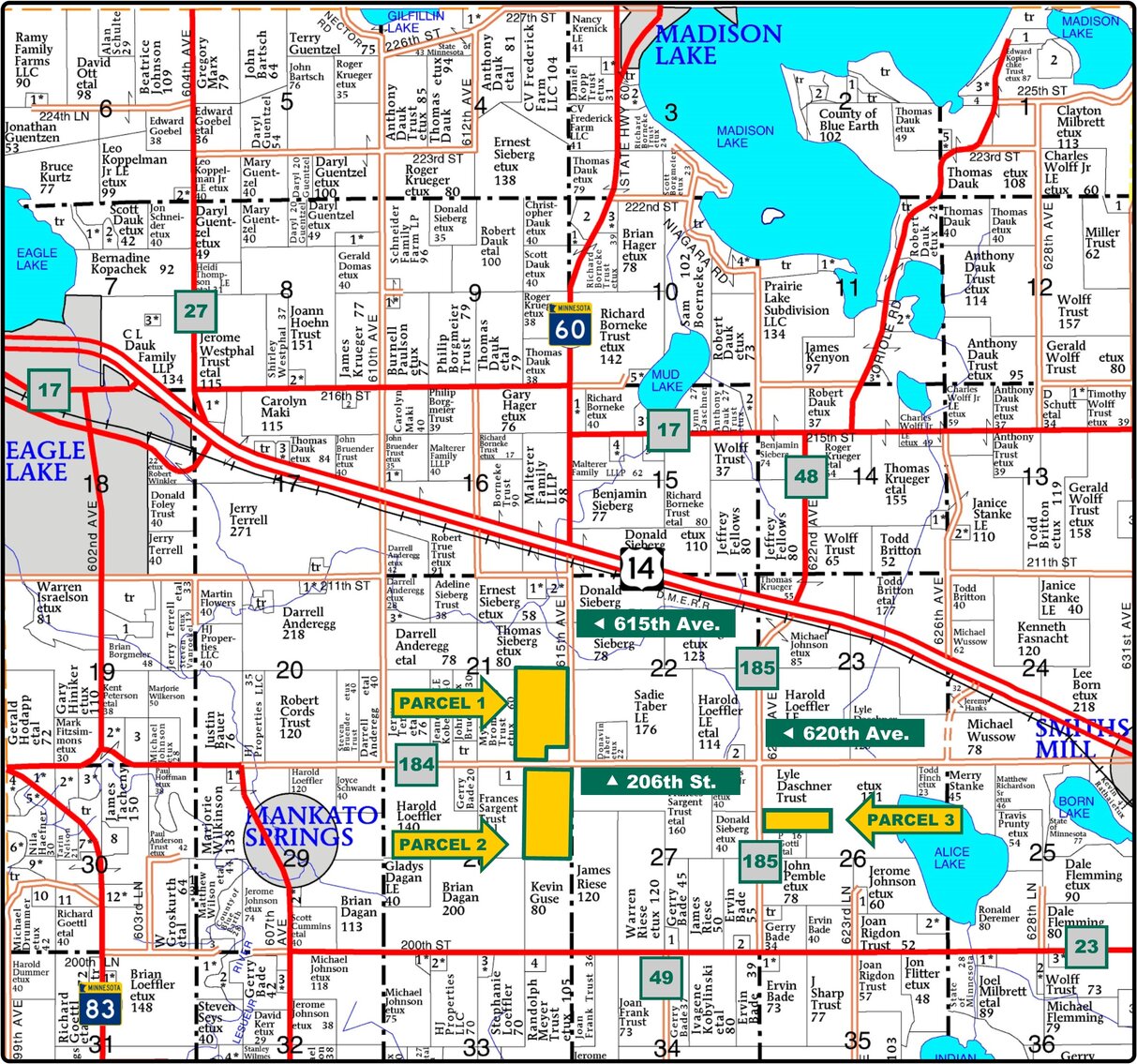 Image for Closed - Blue Earth Co., MN - 204.00 Ac., m/l (190-0210)