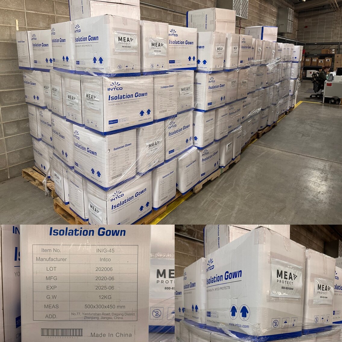 Image for Local Government Surplus Timed Auction - Bleachers, Arm Chairs w/ Tablet Table Tops, PPE, Bulk N95 Masks & Isolation Gowns