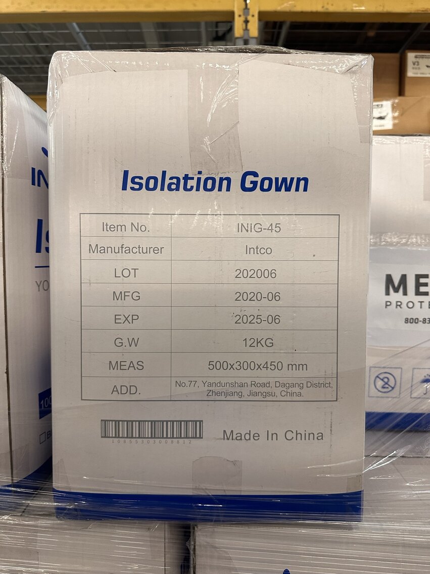Image for Local Government Surplus Timed Auction - Bleachers, Arm Chairs w/ Tablet Table Tops, PPE, Bulk N95 Masks & Isolation Gowns