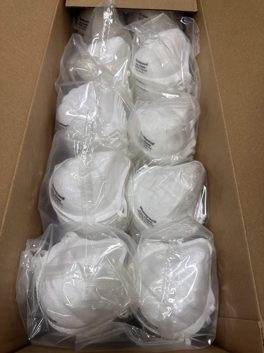 Image for Local Government Surplus Timed Auction - Bleachers, Arm Chairs w/ Tablet Table Tops, PPE, Bulk N95 Masks & Isolation Gowns