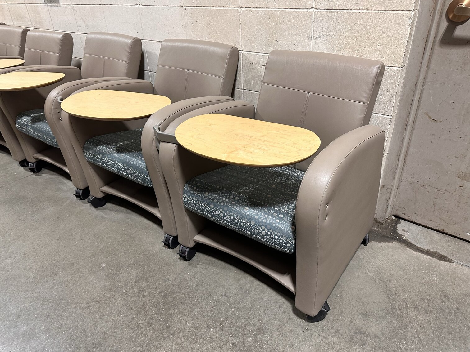 Image for Local Government Surplus Timed Auction - Bleachers, Arm Chairs w/ Tablet Table Tops, PPE, Bulk N95 Masks & Isolation Gowns