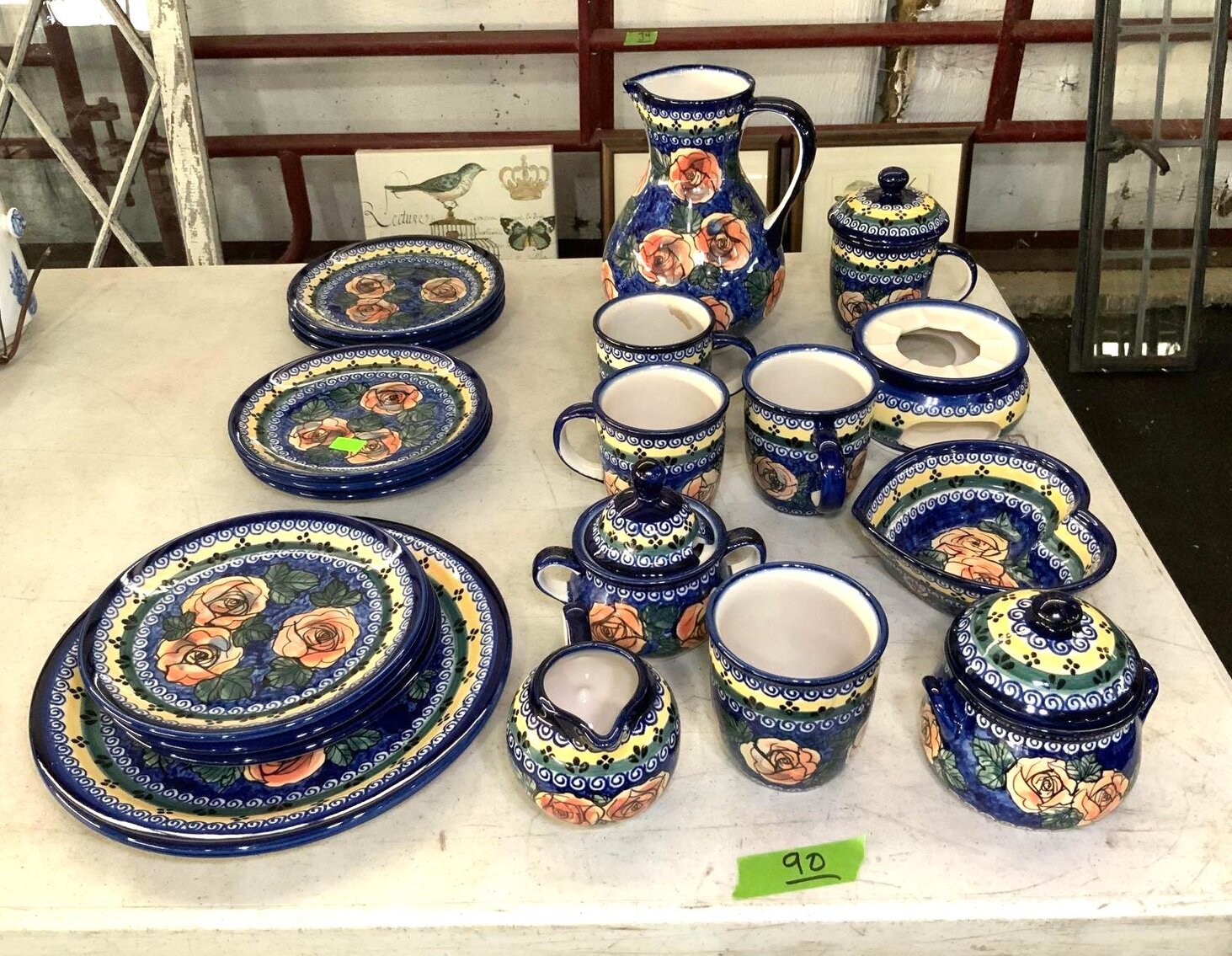 Image for Virtual Auction - Polish Pottery, Framed Art, Mirrors, Furniture, Household Items