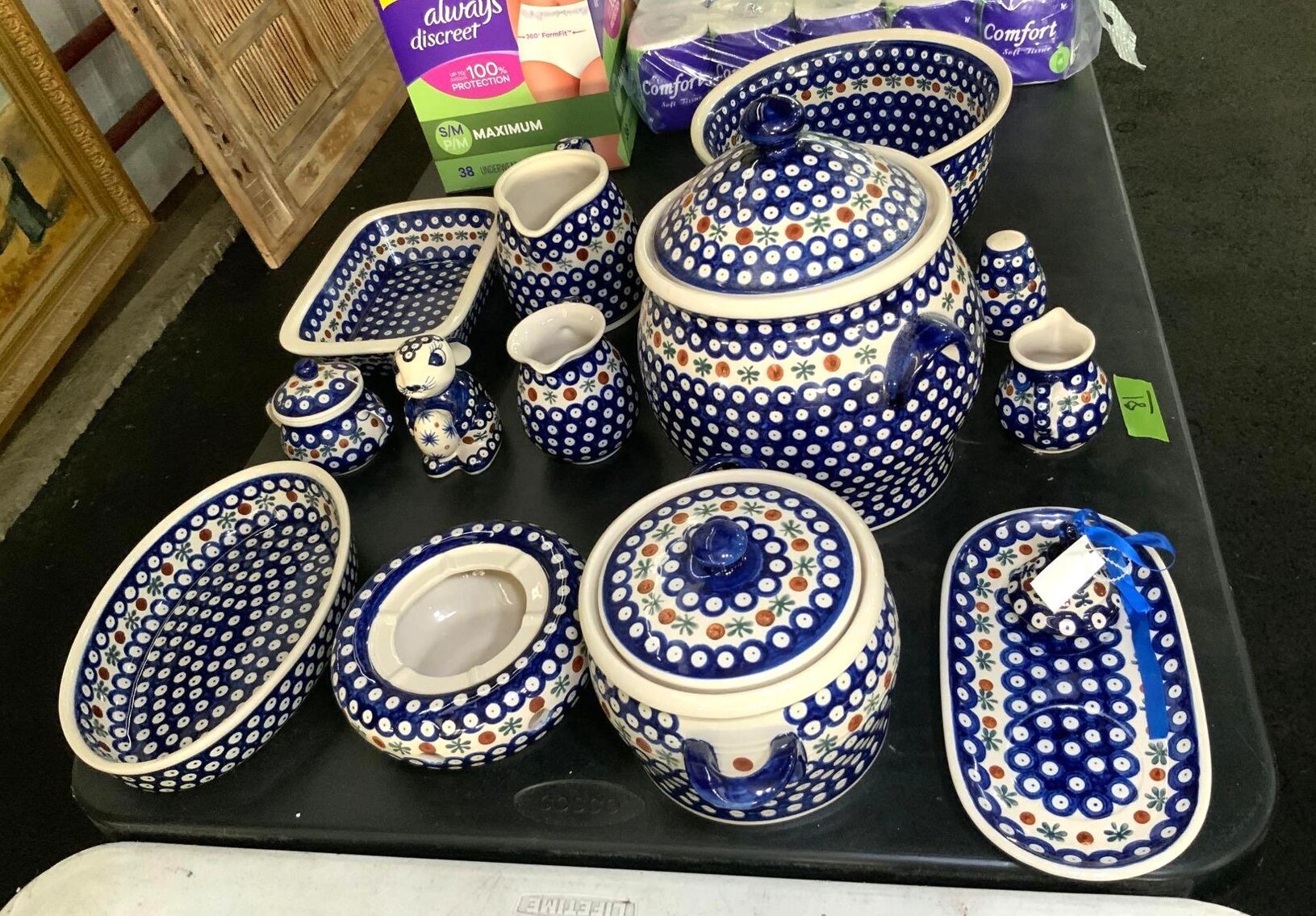 Image for Virtual Auction - Polish Pottery, Framed Art, Mirrors, Furniture, Household Items