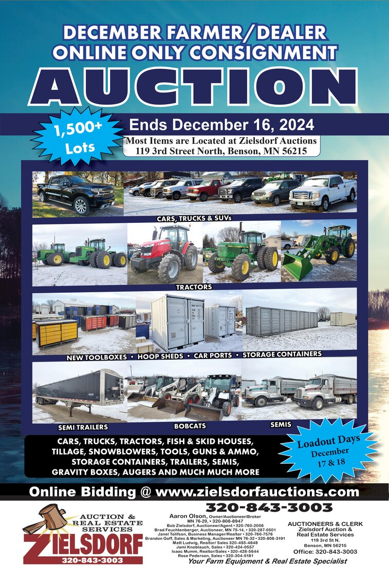 Image for December 2024 Farmer/Dealer Online Only Consignment