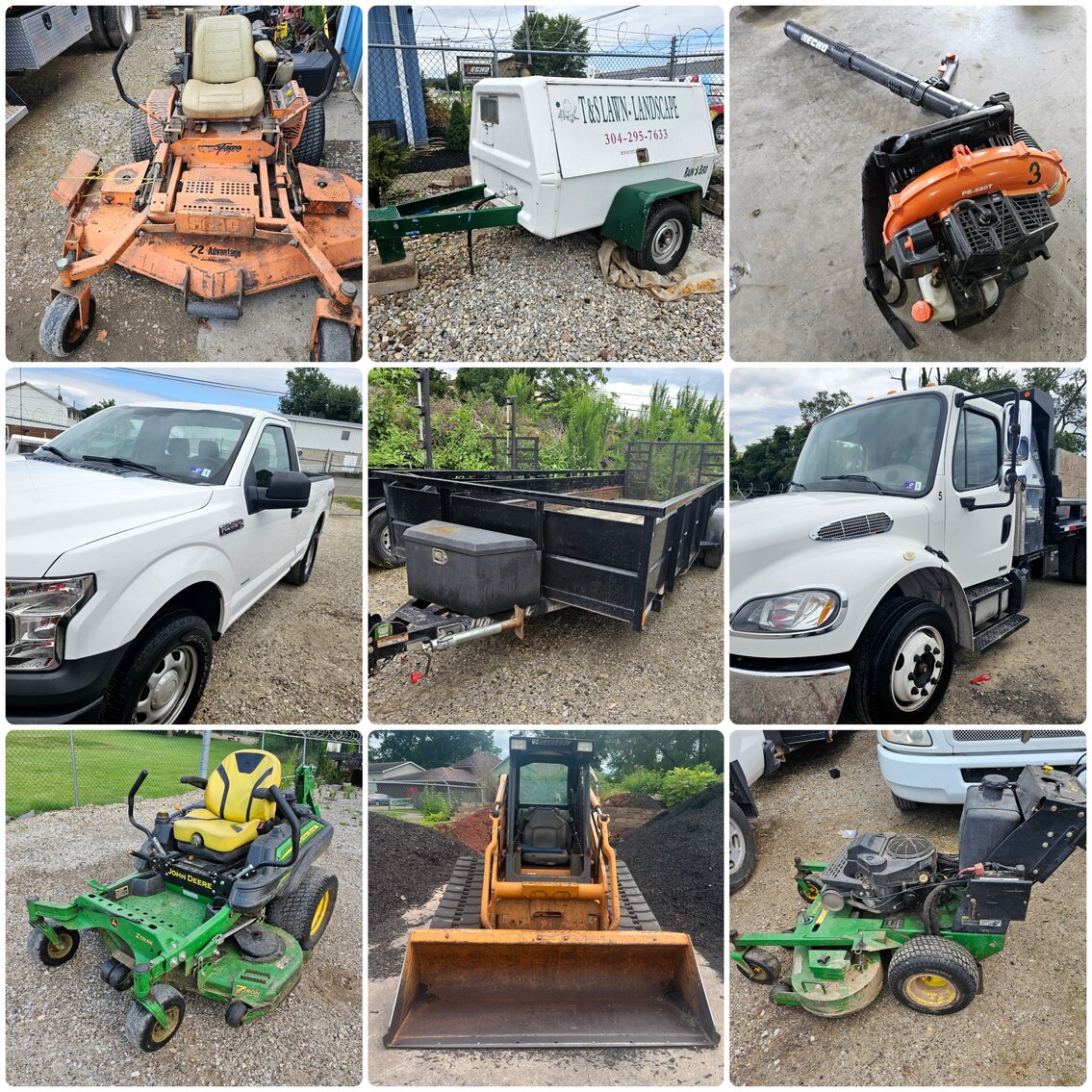 Image for Vienna, WV – T&S Lawn Care Business Liquidation Auction: Skid Steers, Mowers, Trucks, Trailers, and More!