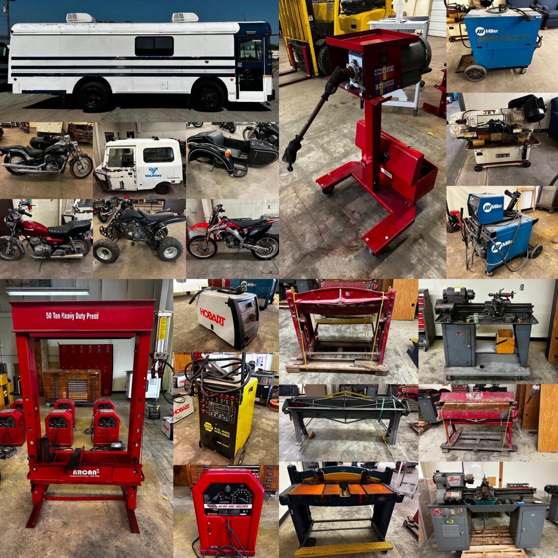 Image for Omaha Public Schools Surplus Auction IV - Bus, Machine Shop, Motorcycles, Welders & More