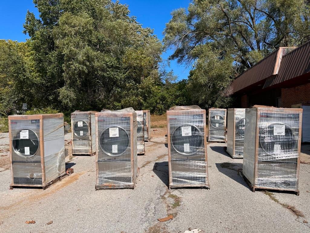 Image for 12 New Speed Queen Commercial Coin-Op Clothes Dryers Omaha