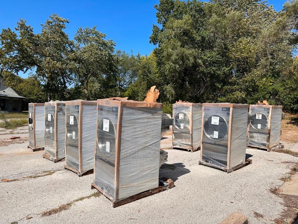 Image for 12 New Speed Queen Commercial Coin-Op Clothes Dryers Omaha