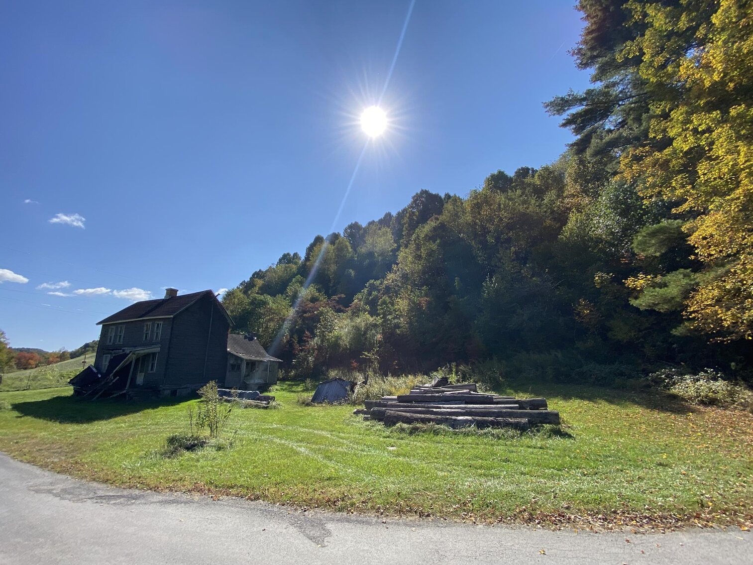 9.3 Wooded Acres with Project Home Selling to the Highest Bidder