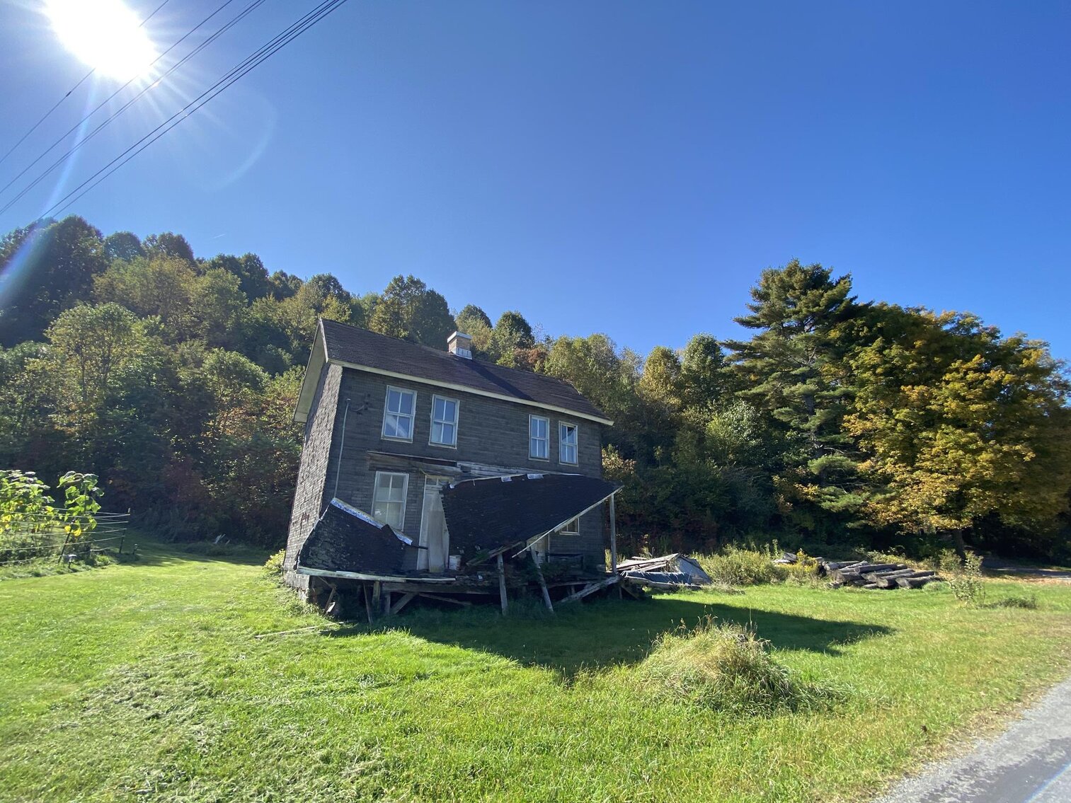 9.3 Wooded Acres with Project Home Selling to the Highest Bidder