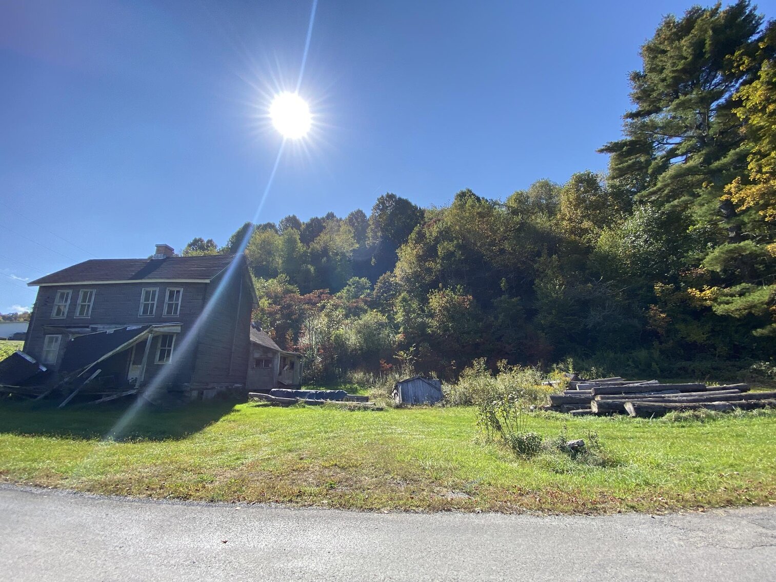 9.3 Wooded Acres with Project Home Selling to the Highest Bidder