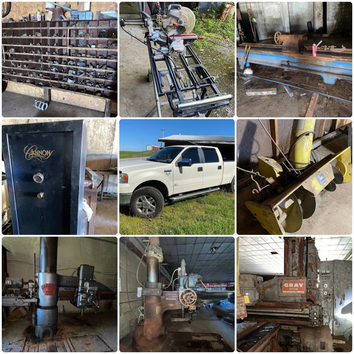 Image for Wheeling, WV – Pettit Estate: ’07 Ford F-150, Machine Shop/Welding/ & Shop Equipment and Supplies, Antiques, Collectibles, and More