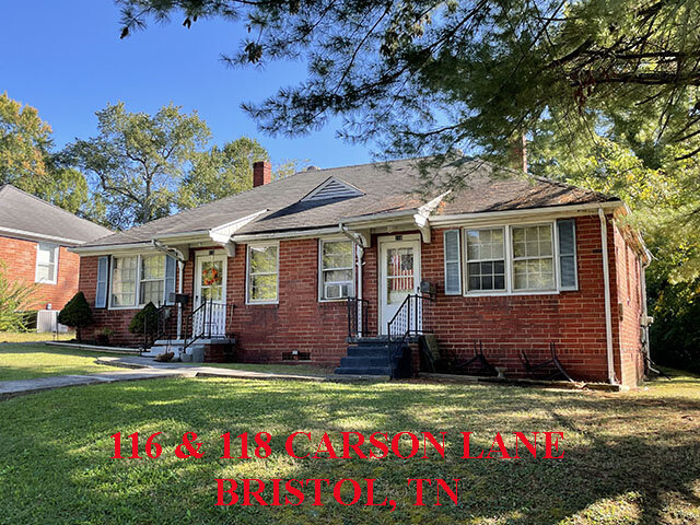 Image for 111 & 113 AND 116 & 118 CARSON LANE  BRISTOL, TN 37620