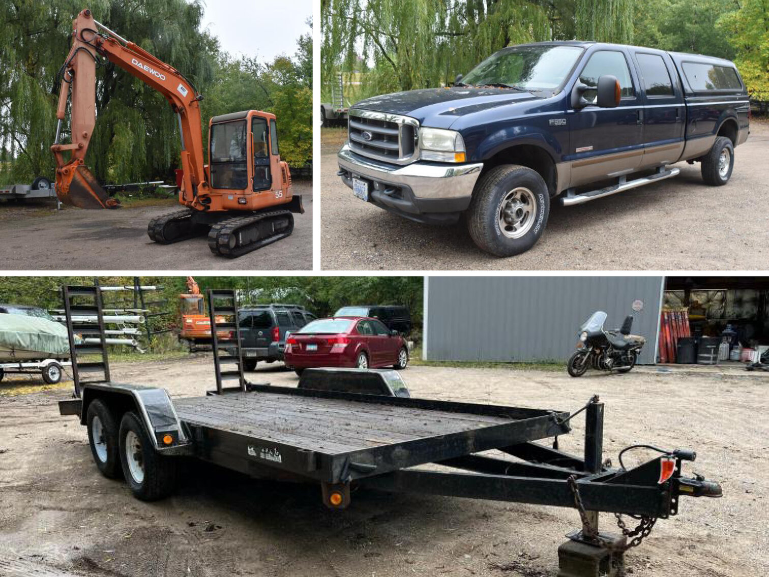 Plumbing & Heating (HVAC) Equipment Moving Auction: Daewoo SE 55 Excavator