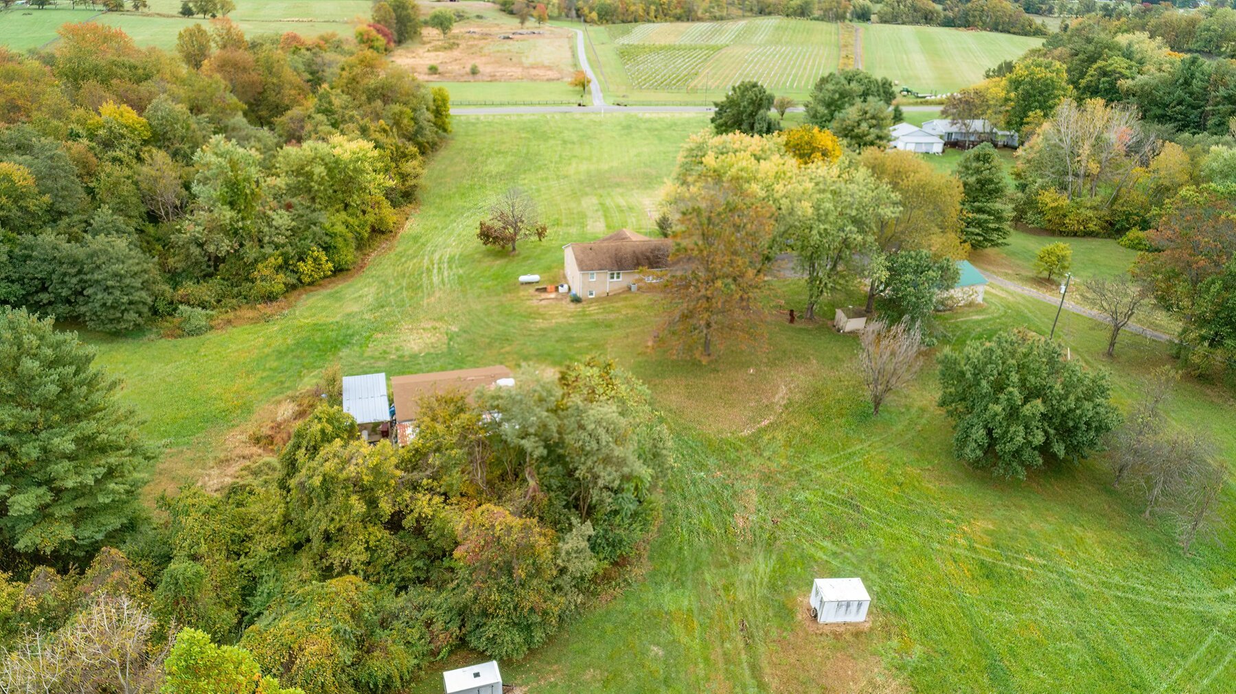 Image for SOLD! $858,000. 3 BR/2.5 BA Brick Home w/Garages/Shops on 27.3 +/- Acres -- Loudoun County, VA