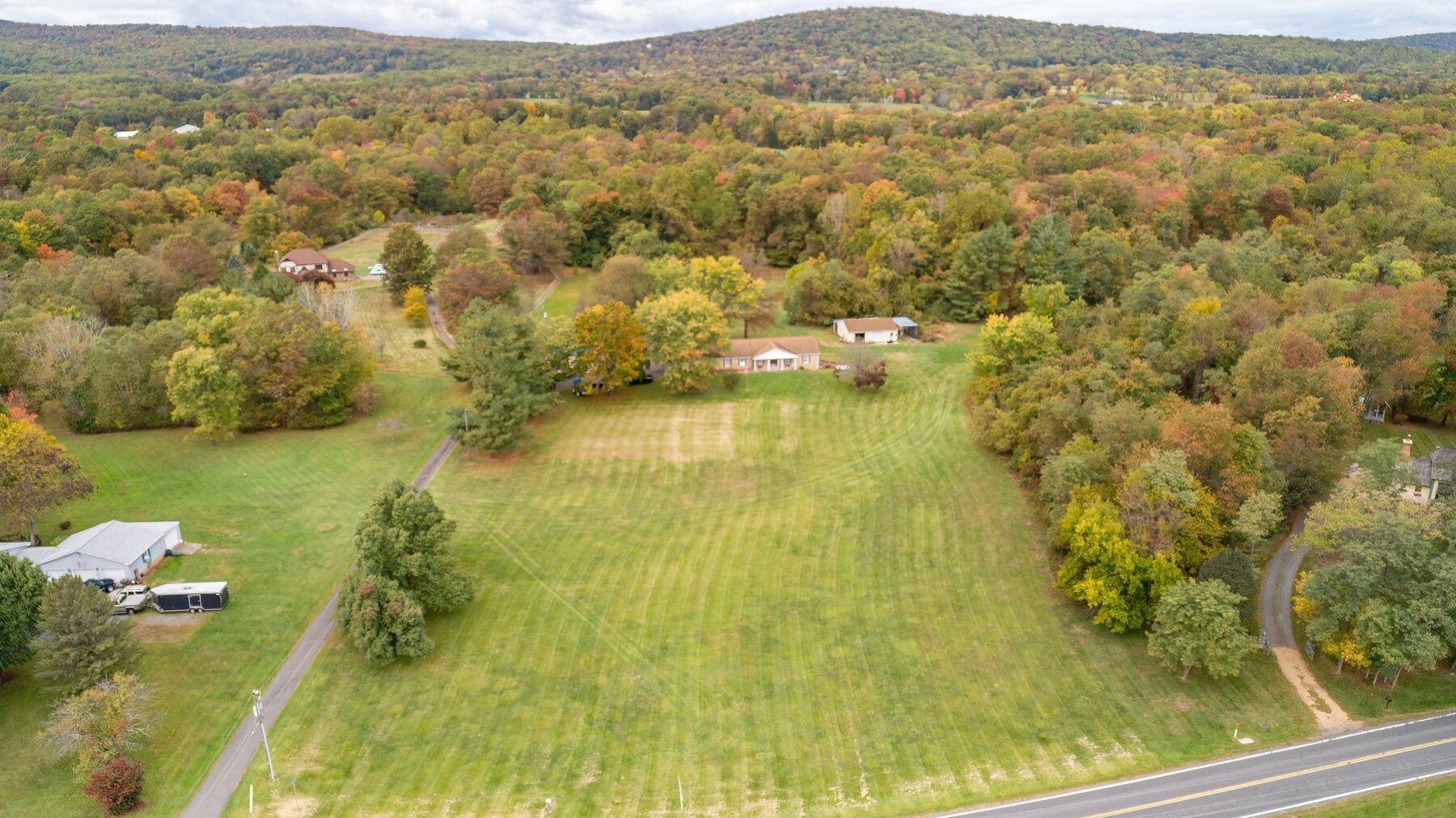 Image for SOLD! $858,000. 3 BR/2.5 BA Brick Home w/Garages/Shops on 27.3 +/- Acres -- Loudoun County, VA