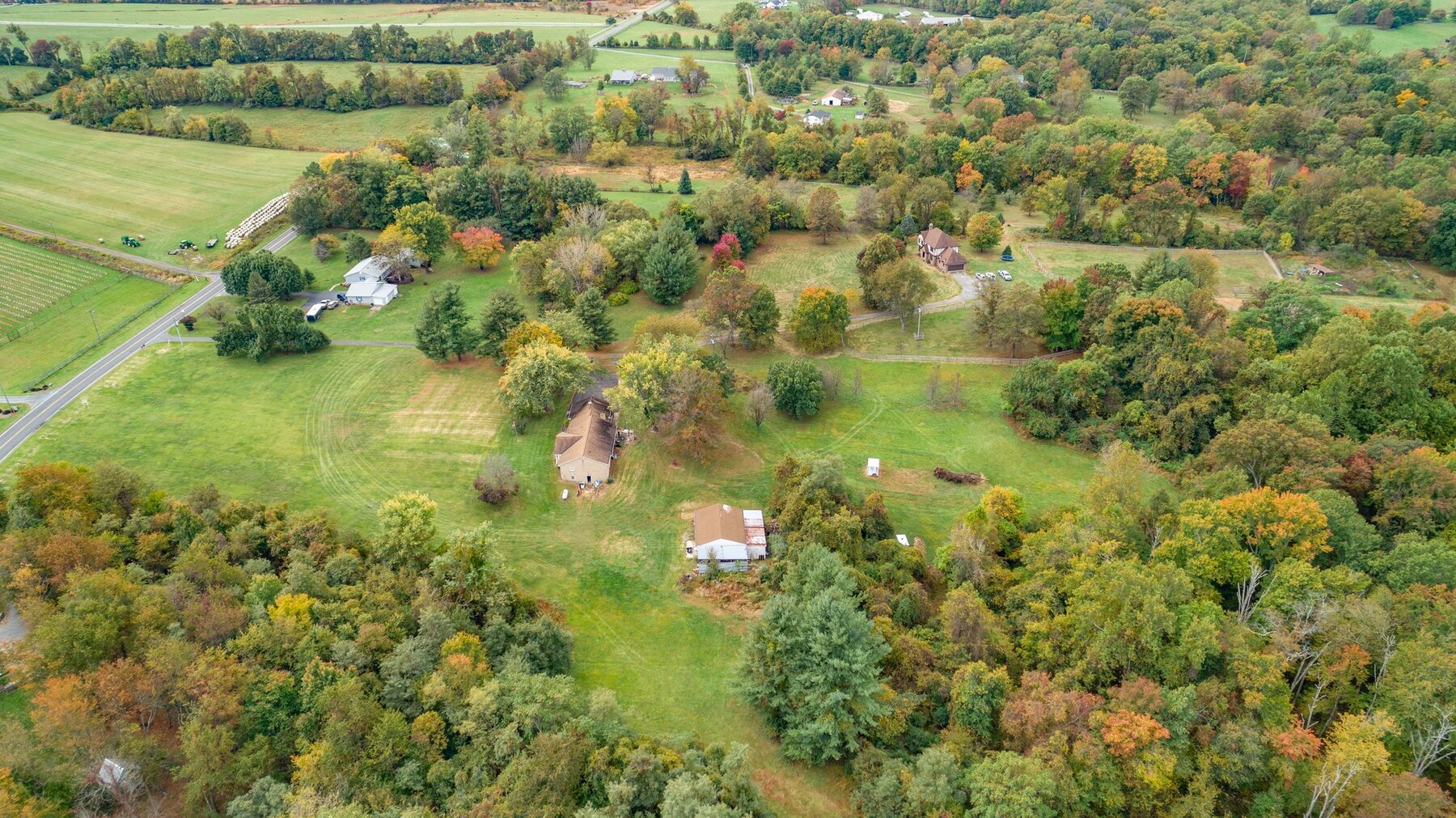 Image for SOLD! $858,000. 3 BR/2.5 BA Brick Home w/Garages/Shops on 27.3 +/- Acres -- Loudoun County, VA