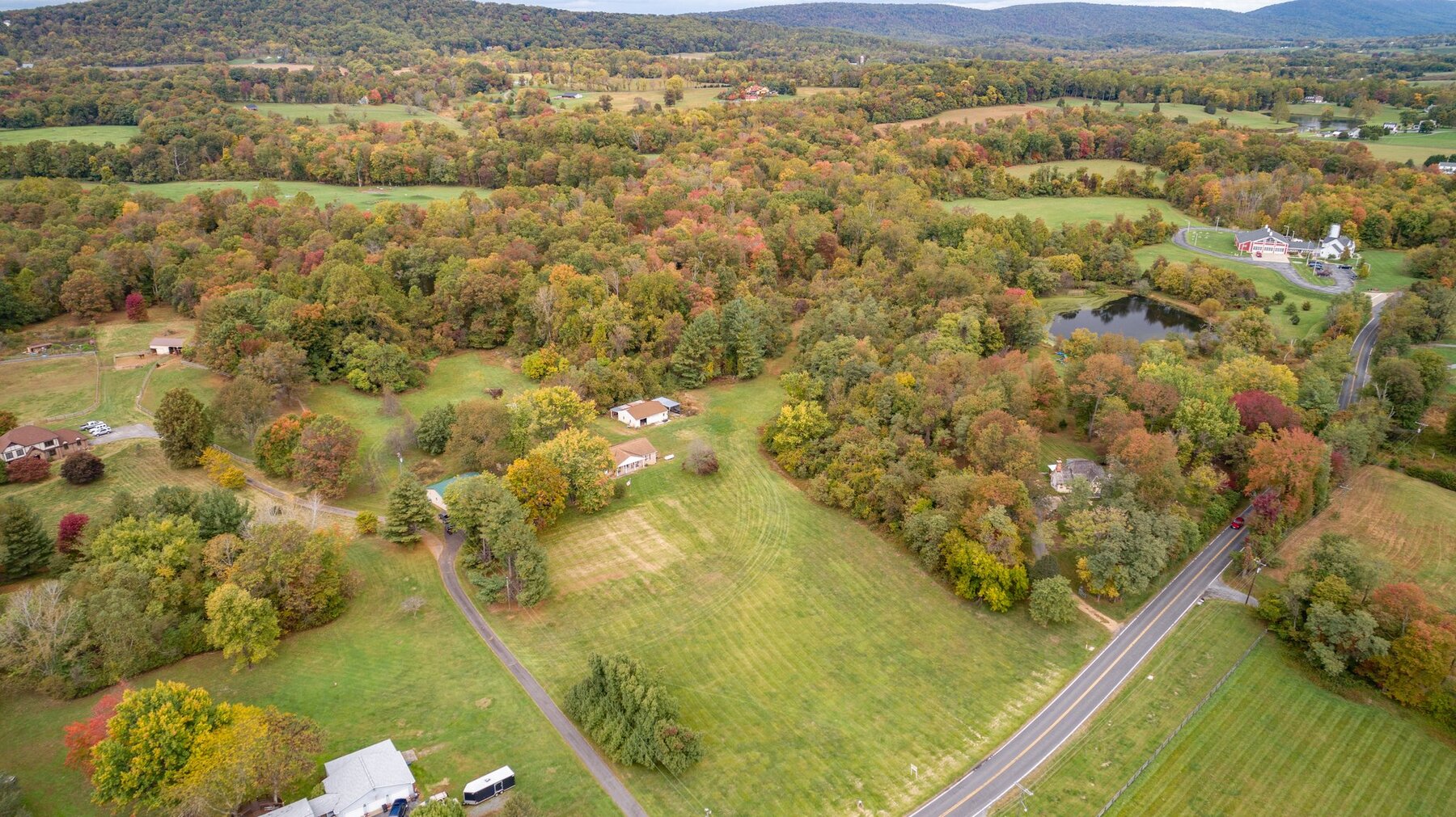 Image for SOLD! $858,000. 3 BR/2.5 BA Brick Home w/Garages/Shops on 27.3 +/- Acres -- Loudoun County, VA