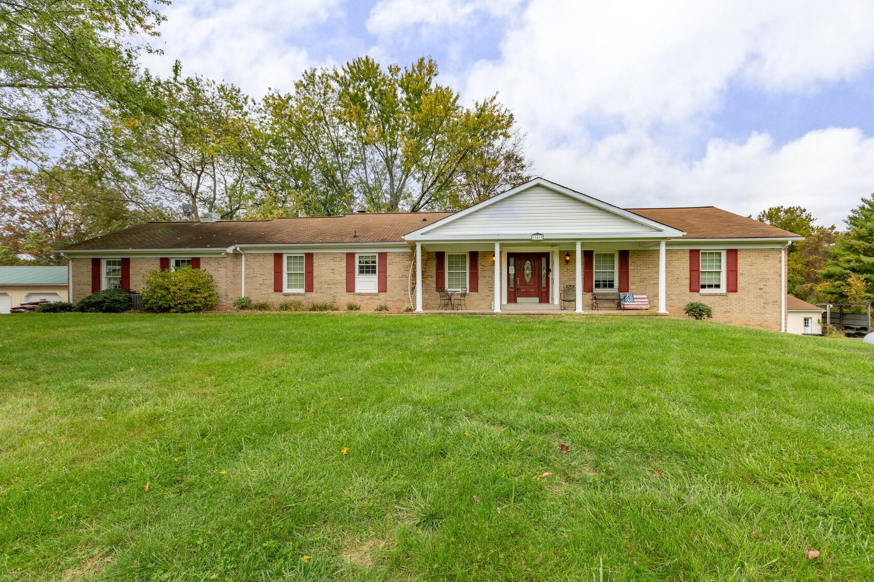 Image for SOLD! $858,000. 3 BR/2.5 BA Brick Home w/Garages/Shops on 27.3 +/- Acres -- Loudoun County, VA