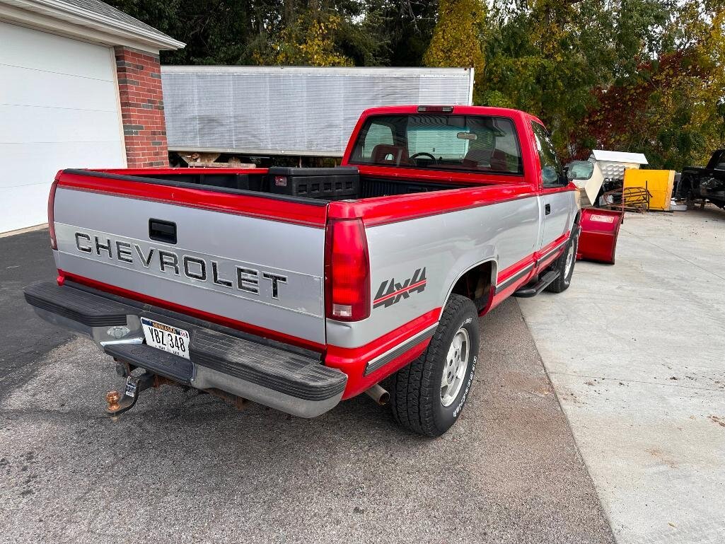 Image for GMC 16ft Box Truck, Chevy 4x4 Pickup w/ Boss V-Plow, Industrial Auction