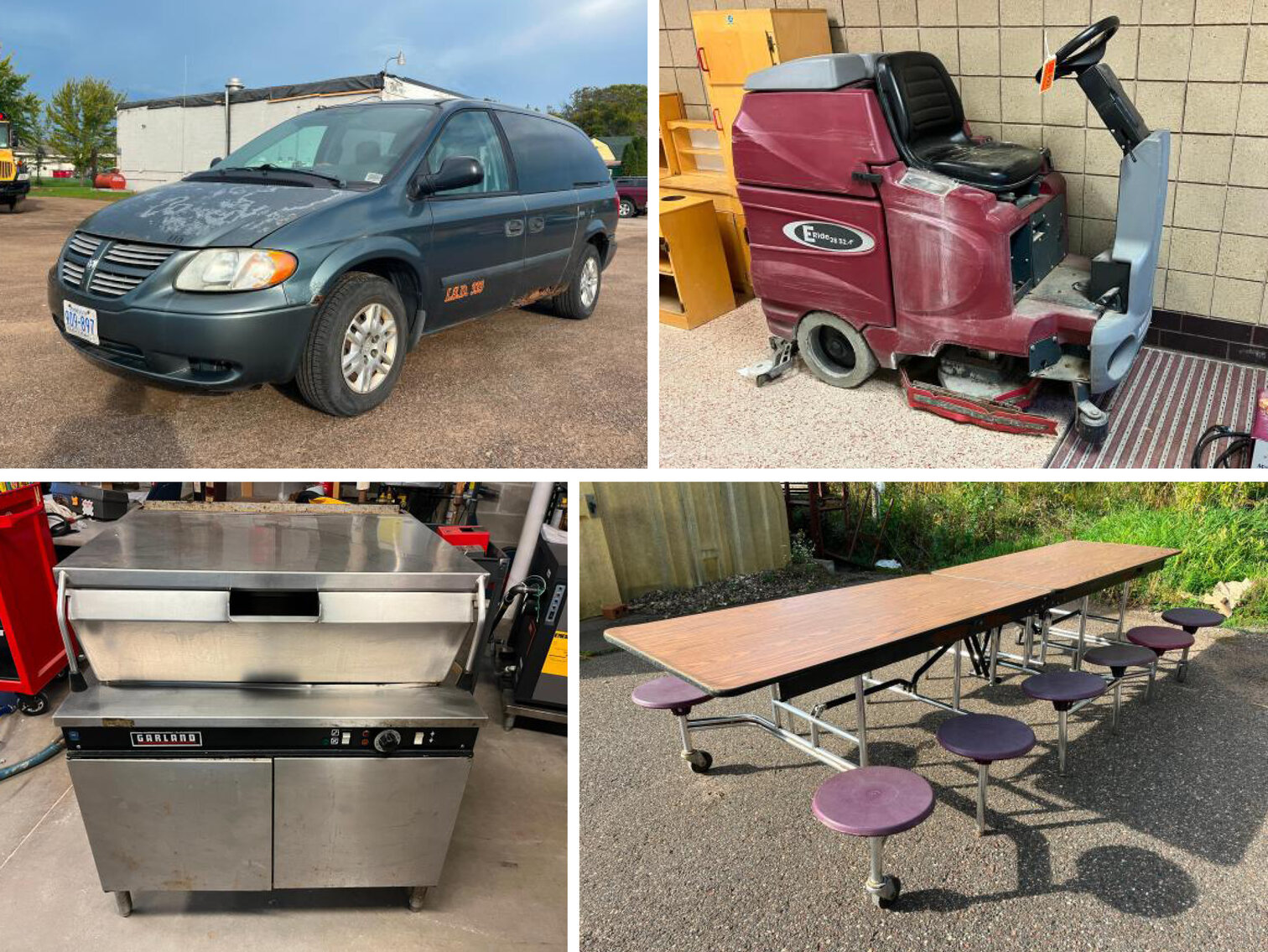 Ogilvie Public School Surplus: 2006 Dodge Grand Caravan, Lunch Tables 109858