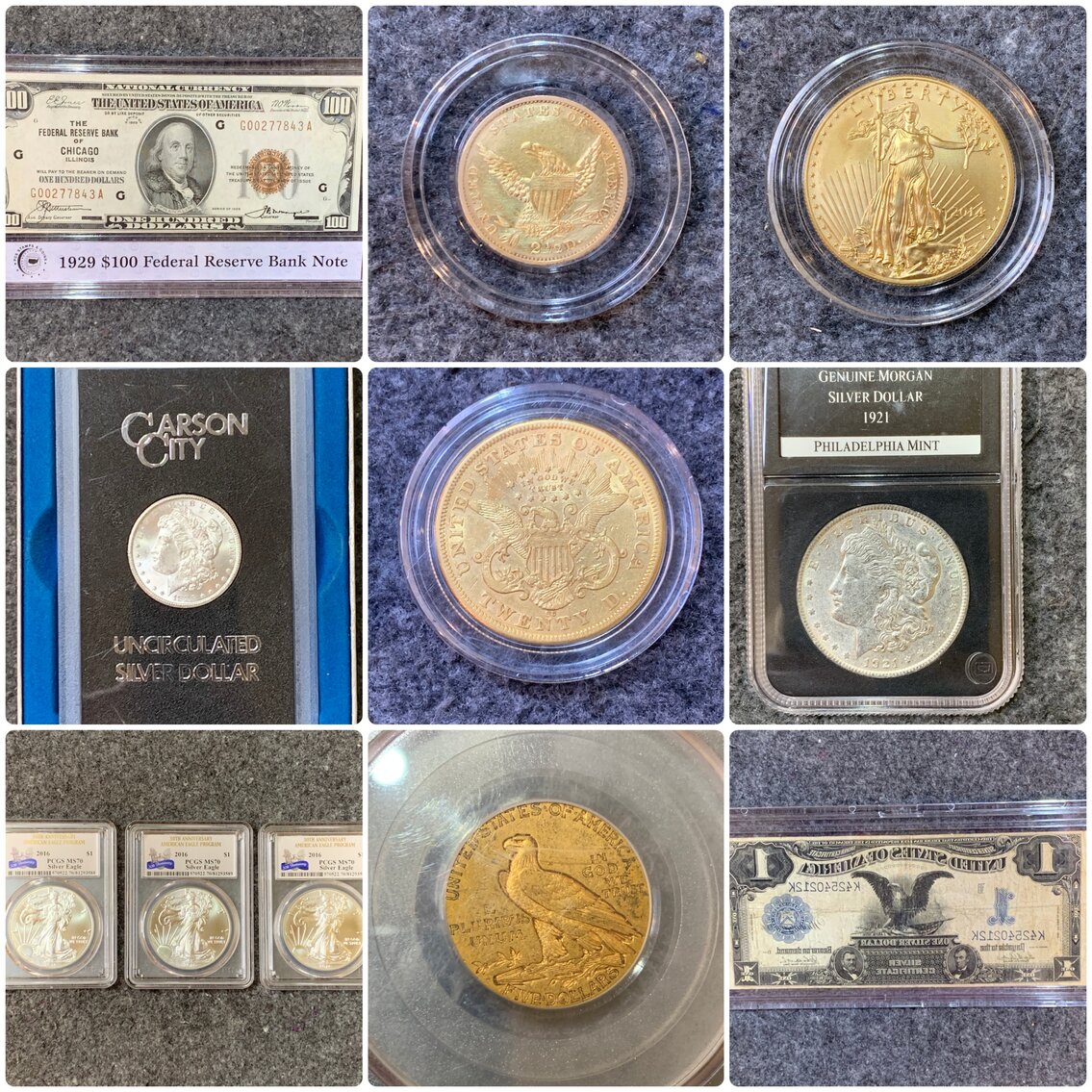 Jane Lew, WV OneOwner Coin & Currency Auction! Gold & Silver Coins, Many Graded & Slabbed