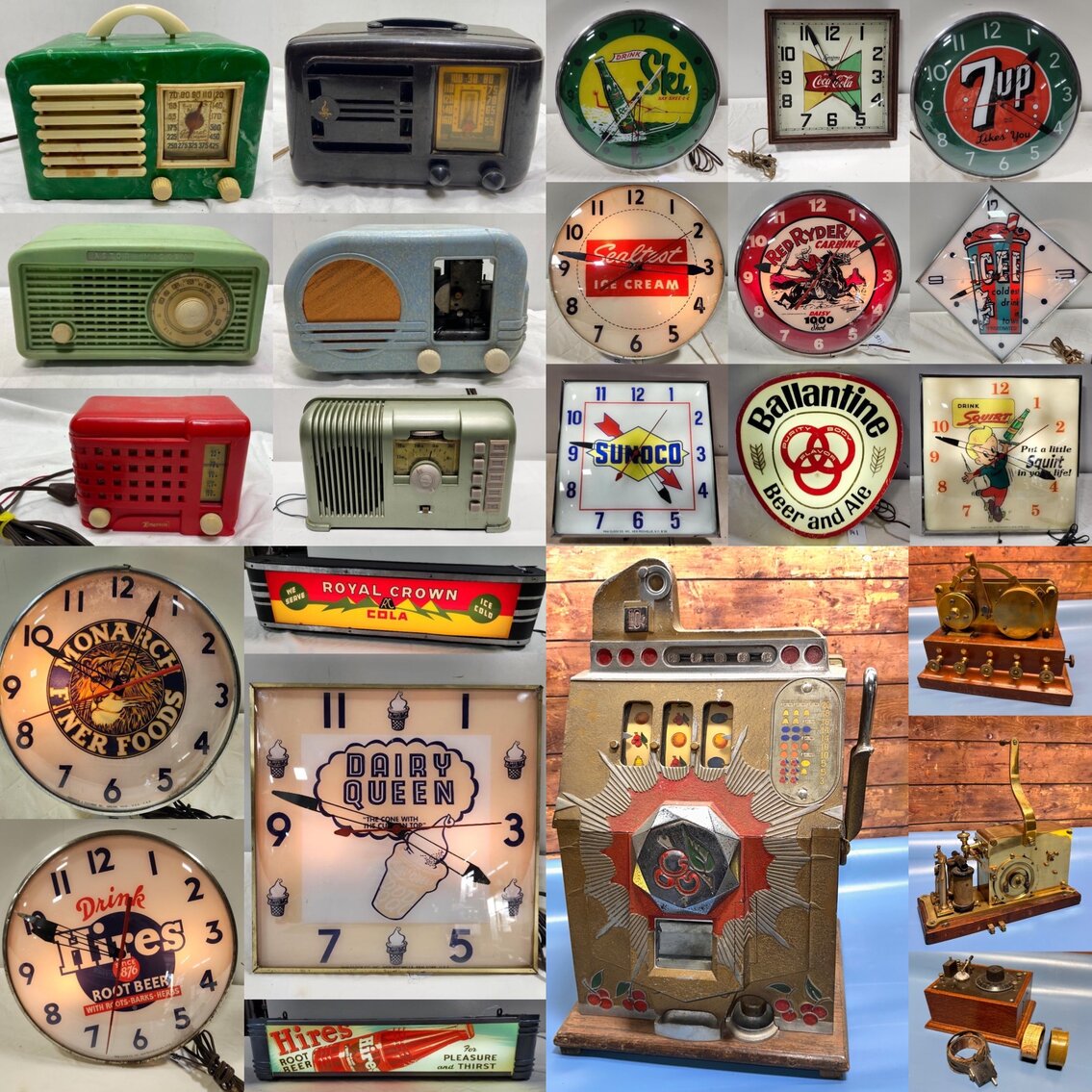 Image for Early Telegraph, TV & Radio, Antique American Furniture & Vintage Advertising